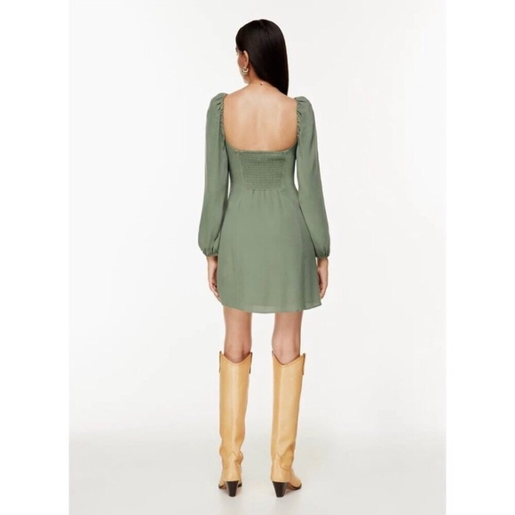 Wilfred Novella mini dress Bitter sage 8 - Picture 4 of 5